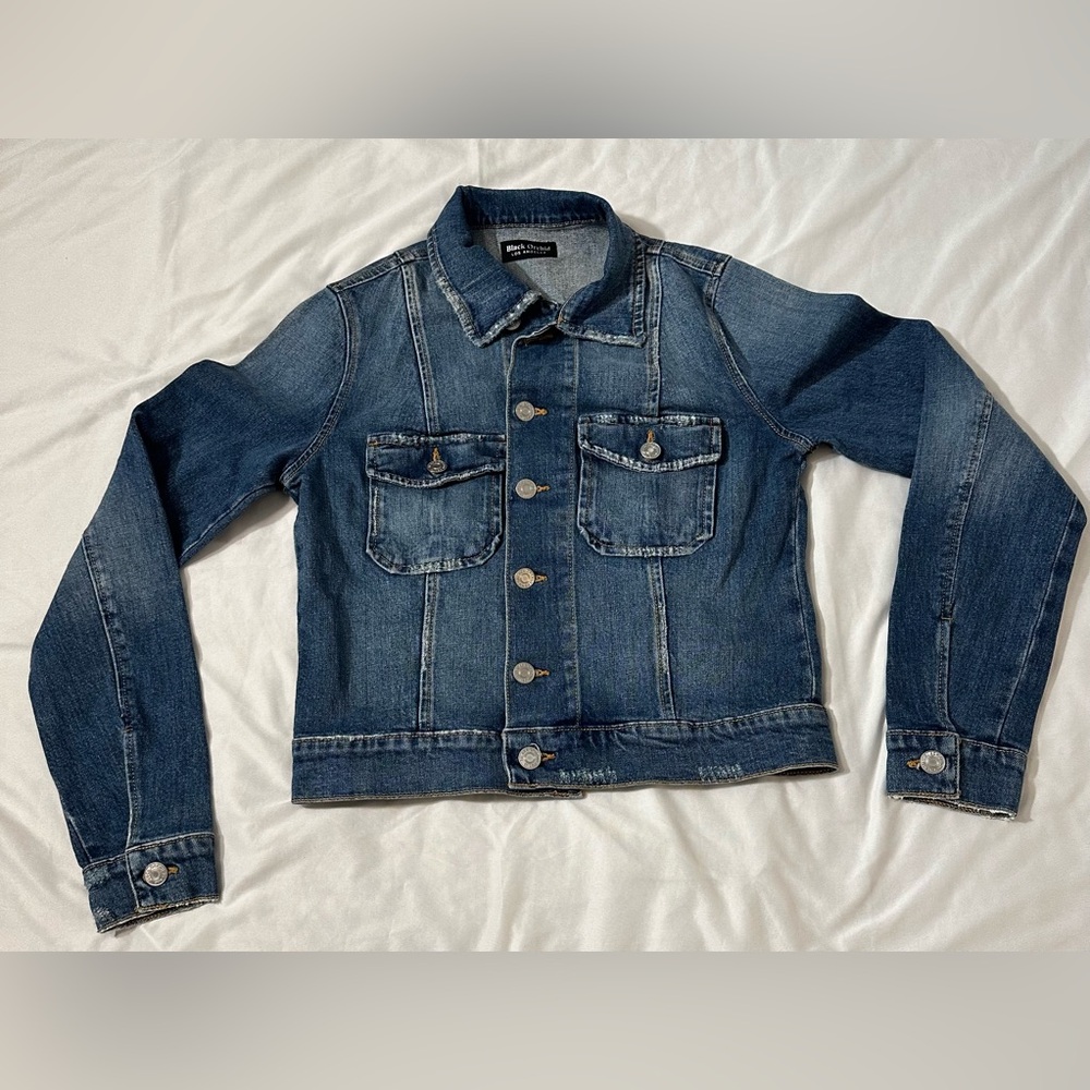 Black Orchid Blue Denim Jacket Size Small
